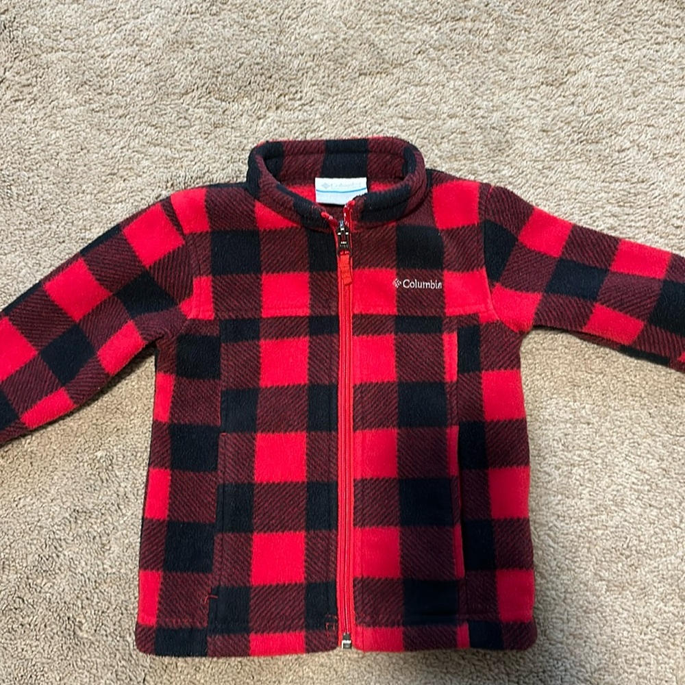 Columbia buffalo plaid fleece